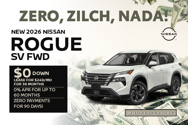 New 2026 Nissan Rogue SV FWD
